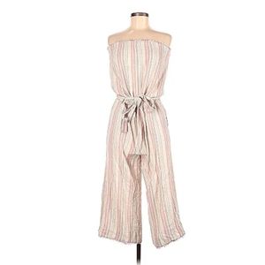 Cloth & stone ivory stripes jumpsuit